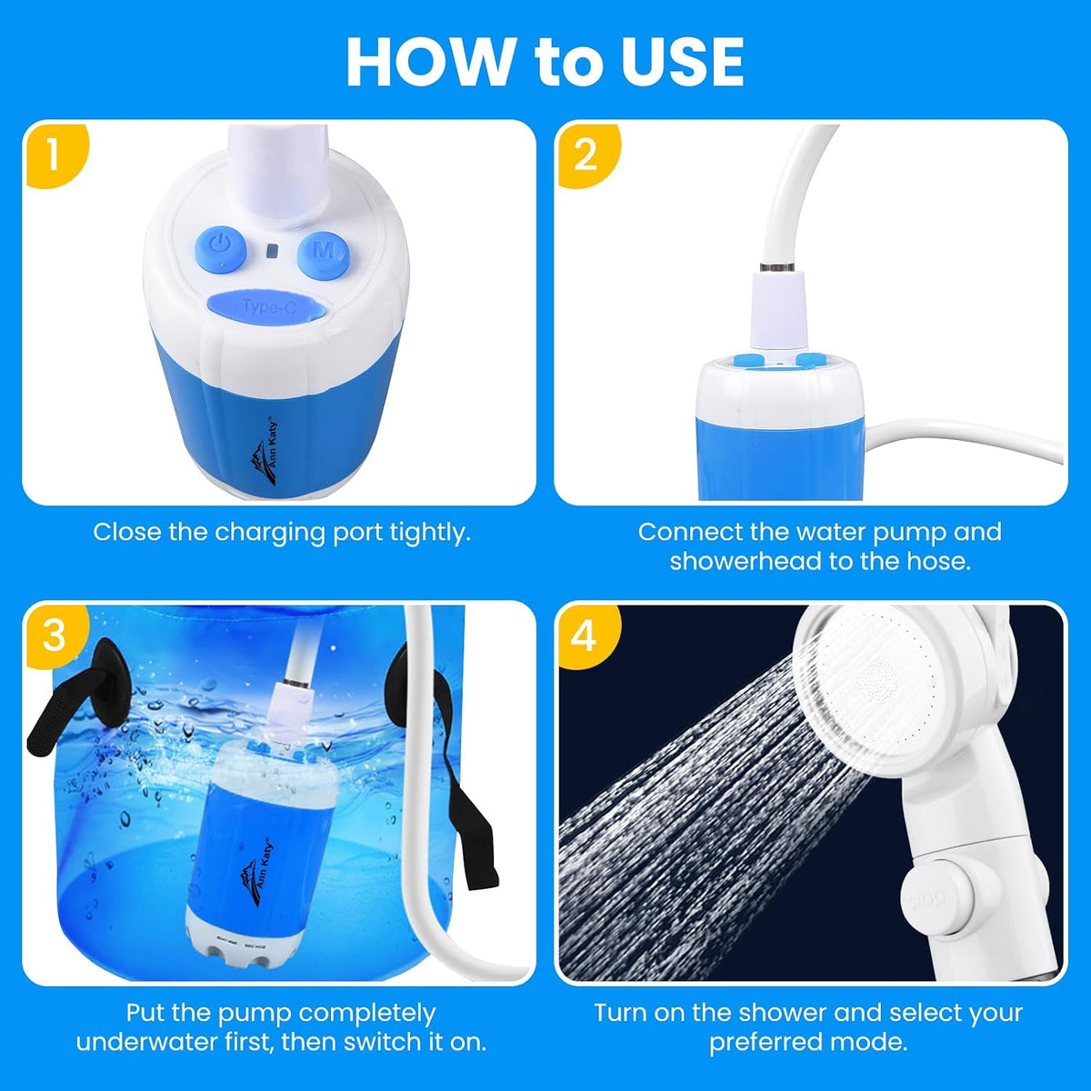 MzansiShowers™  2026 Portable Shower