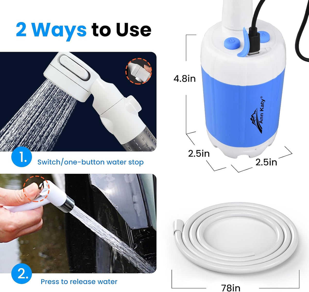 MzansiShowers™  2026 Portable Shower